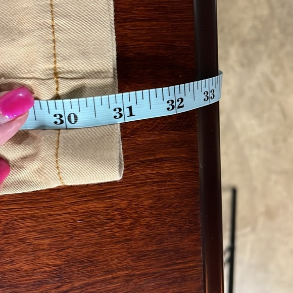 Denim & Co Womens Khaki Pants 16 Tan Pull-On Stretch Waist Back Pockets NWOT - Picture 9 of 10